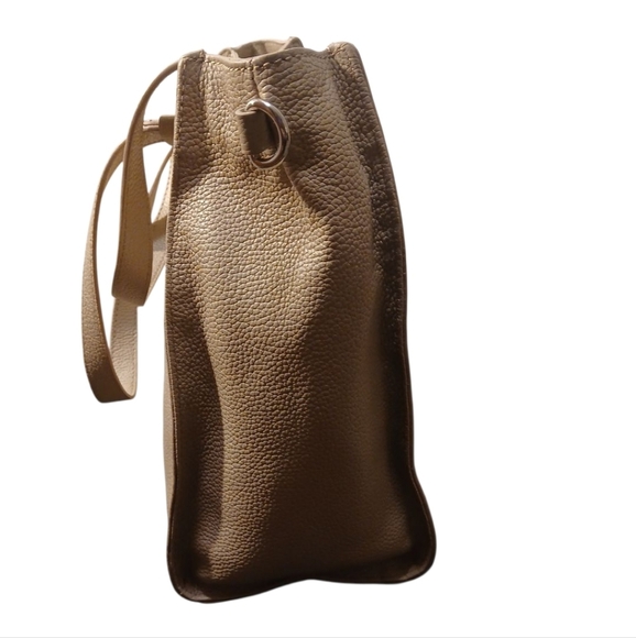 Artisan's Of India -NWT Leather Tote W/Crossbody Strap Magnetic Closure 1 Zipper - Picture 5 of 11